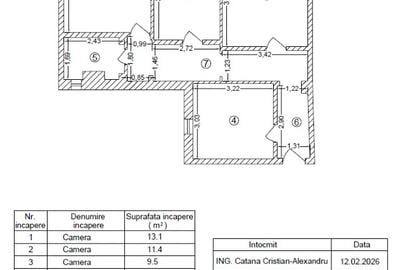 Apartament cu 3 camere decomandat în Pantelimon - 14