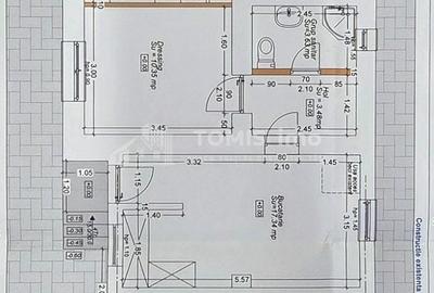 Garsoniera cu beci, la curte, km 5 - 4