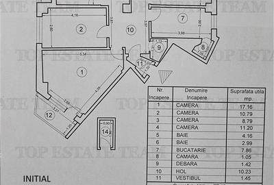 Apartament cu 3 camere decomandat în Turda - 13