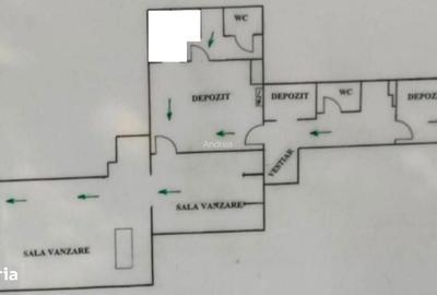 Spațiu comercial, de 125 mp, în Giurgiului