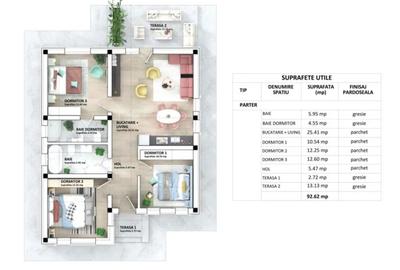 Casa individuala cu 4 camere CIURBESTI - 2