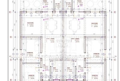 Jumatate de duplex pe parter cu 3 camere si 2 bai, Sag