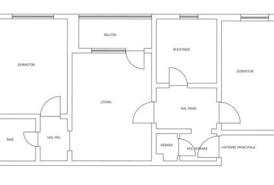 Apartament cu 3 camere decomandat în Central - 7