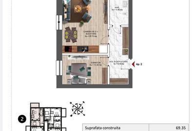Apartament 2 camere - 18