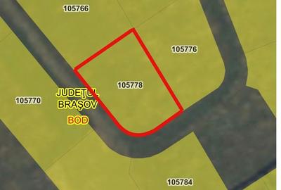 Teren de 429 mp, în Bod - 2