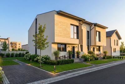 Duplex cu 4 camere cu Teren 250 Mp în Est - 2