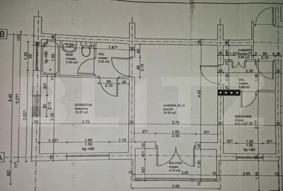 Apartament de vanzare cu 2 camere in Cugir, pretabil si pent - 1