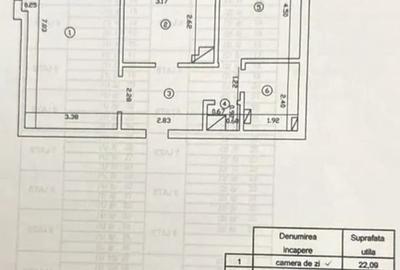 Apartament cu 2 camere decomandat în Frumoasa - 3