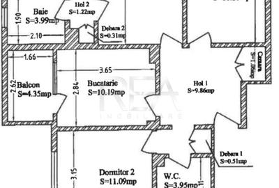 Apartament cu 4 camere semidecomandat în Lujerului - 7