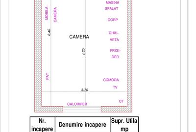 Garsonieră semidecomandată în Central