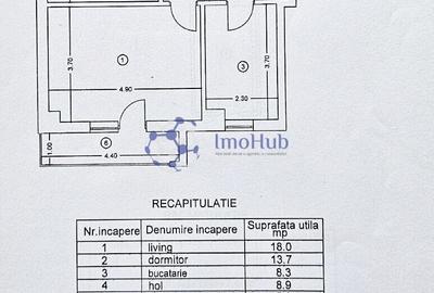 Apartament cu 2 camere decomandat în Valea Lupului - 9