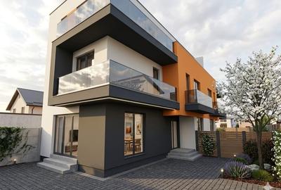Duplex cu 4 camere cu Canalizare în Străulești