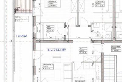 Apartament cu 3 camere în Central - 1