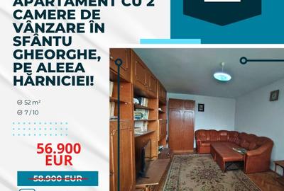 Apartament cu 2 camere de vânzare în Sfântu Gheorghe, pe Aleea Hărniciei! - 1