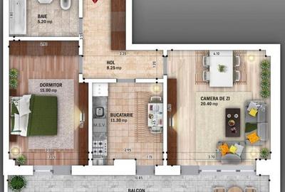 Apartament cu 2 camere decomandat în Nicolae Grigorescu - 3
