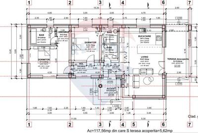Casă cu 3 camere cu Teren 422 Mp în Săbăreni - 8