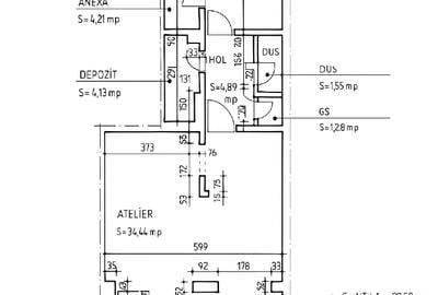 Spatiu comercial de inchiriat - 60mp - 2