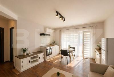 Apartament cu 2 camere semidecomandat, mobilat în Florești - 1