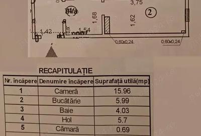 Garsonieră decomandată în Mazepa 2 - 6