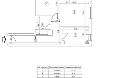 Apartament cu 2 camere decomandat în Dacia - 1