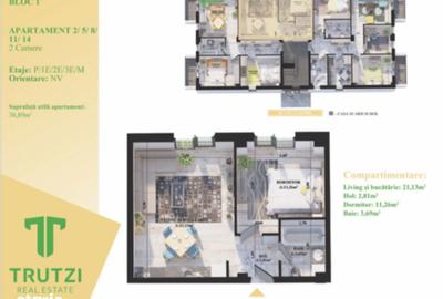 Apartament cu 2 camere în Fălticeni - 5
