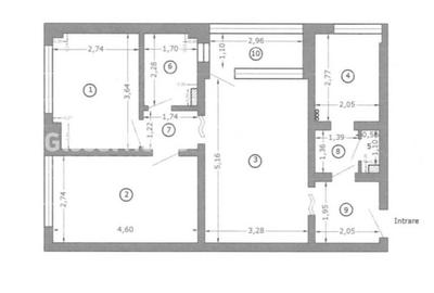 Apartament cu 3 camere semidecomandat, mobilat în Grivița - 8