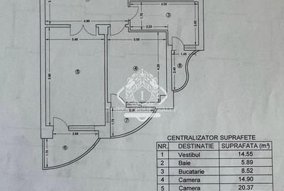Apartament 2 camere, 3 balcoane, 74mp, zona Unirii Apartament 2 camere, 3 balcoane, 74mp, zona Unirii - 18