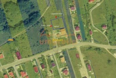 Teren Construcții intravilan de 1000 mp, în Sălicea