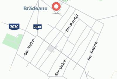 Teren de 2100 mp, în Brădeanu - 3