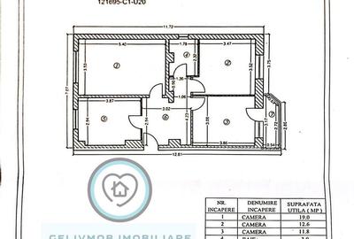 Apartament cu 3 camere decomandat în Cantacuzino - 2