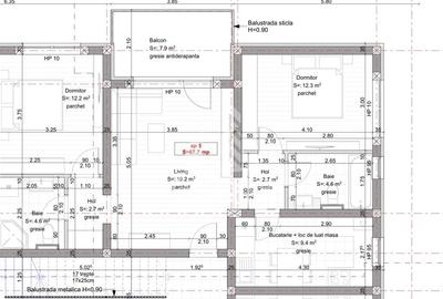 Apartament cu 3 camere semidecomandat în Giroc