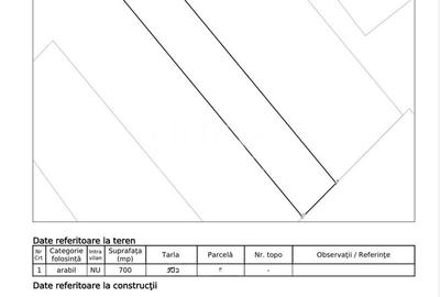 Teren extravilan | 700 mp | Priveliste | sat Pata - 5