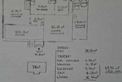 Casă cu 4 camere în Izvoarele - 1