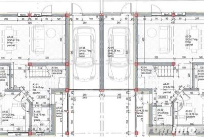 Duplex semifinisat de vanzare , 120 mp , 385 teren, garaj! Gilau - 2
