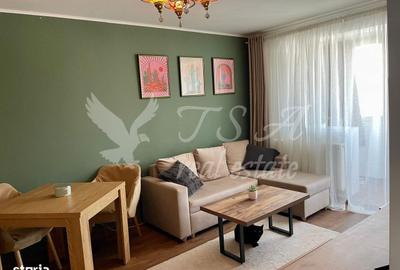 Apartament cu 2 camere, mobilat în Tei
