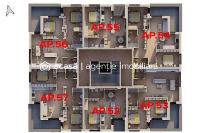 Apartament cu 3 camere decomandat, mobilat în UTA - 10