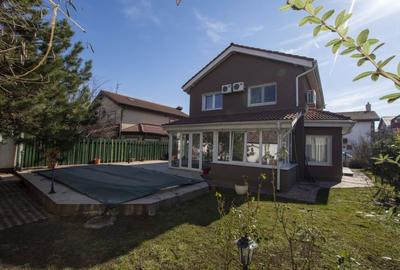 Vila individuala cu piscina de inchiriat in ansamblu rezidential zona OMVD - 17