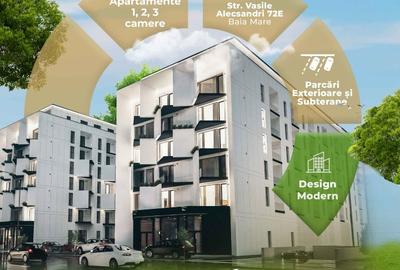 NEW! Apartamente 1, 2, si 3 camere - Vasile Alecsandri 72E, Baia Mare