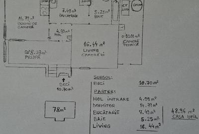 Casă cu 2 camere cu Teren 1200 Mp în Izvoarele - 8