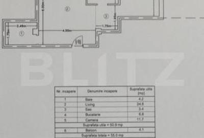Apartament cu 2 camere în Bârnova