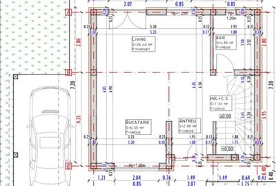 Casa individuala 109 mp utili, 400 mp teren, semifinisata, zona Luna de Sus - 13