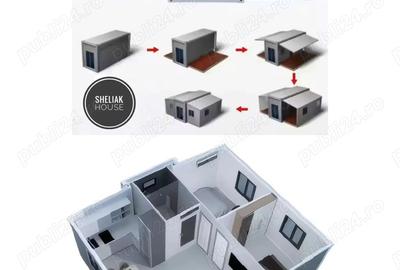 Casa modulara pliabila - 38mp de confort modern - tinny house - 10