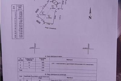 Ciurbesti TEREN 1347mp cu casa batraneasca 61mp utilitati trase panorama superba - 11