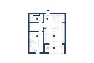 Apartament cu 2 camere in zona Confec?ii - 1