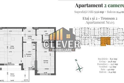 Apartament cu 2 camere decomandat în Theodor Pallady - 3