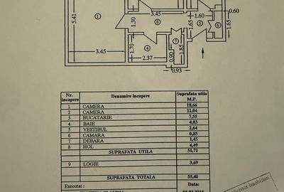 Apartament cu 2 camere decomandat în Iancului