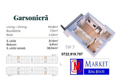 Garsonieră decomandată în Central - 7