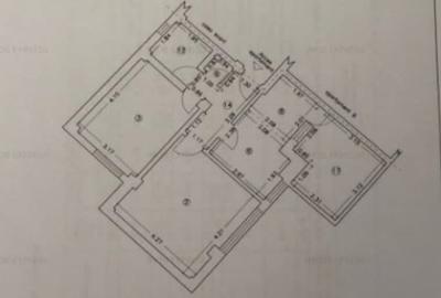 Apartament cu 2 camere decomandat în Tomis Plus