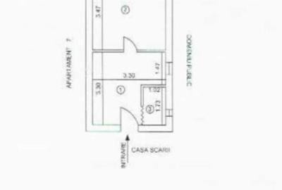 Garsoniera in zona Autogara, str. Dumitru Gheata nr.12 - 1