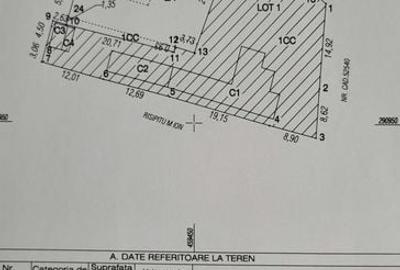 Teren de 636 mp, în Coteana